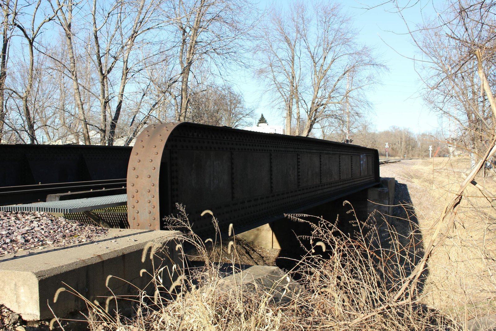 Looking north